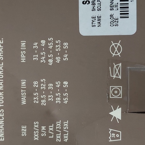 L/XL Skims NWOT Seamless Sculpt Sculpting Low Back Bra -Color: Sienna Size: L/XL - Picture 3 of 6